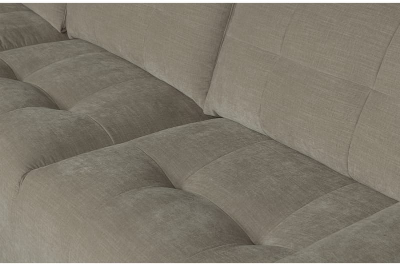 LASKOWO 3-Sits Soffa Vänster Varmgrå - Möbler - Vardagsrum - Soffor - Divansoffa & schäslong