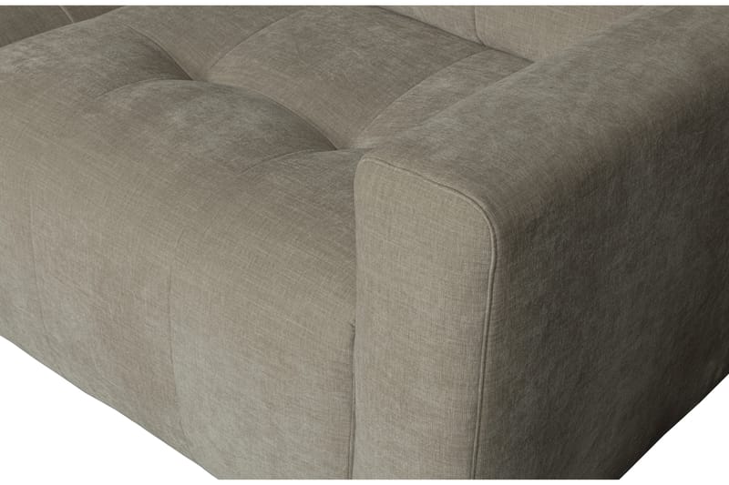 LASKOWO 3-Sits Soffa Vänster Varmgrå - Möbler - Vardagsrum - Soffor - Divansoffa & schäslong