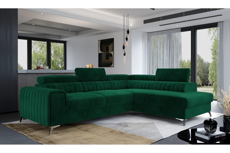 Laurece Schäslongsoffa Höger, Grön