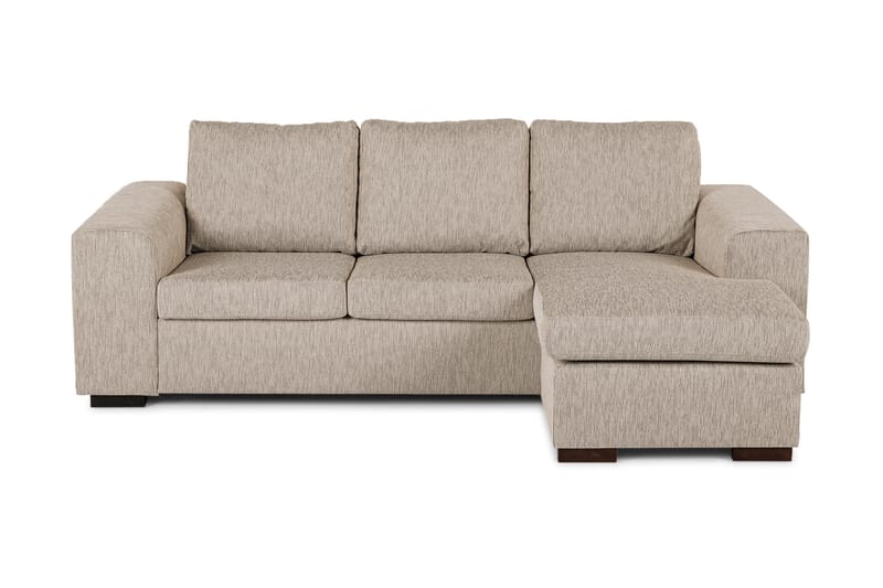 Link 3-sits Vändbar L-formad Divansoffa i Tyg - Beige - Möbler - Vardagsrum - Soffor - Divansoffa & schäslong