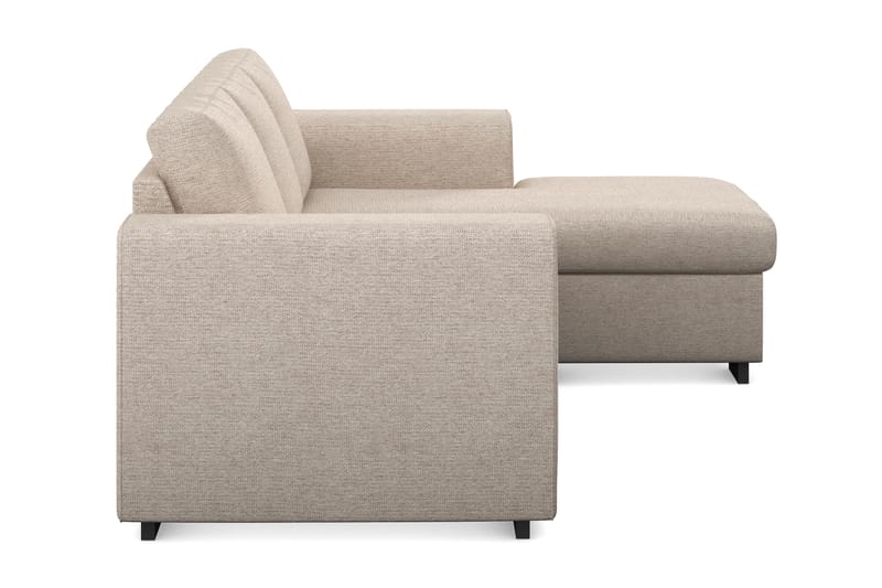Link 3-sits Vändbar L-formad Divansoffa i Tyg - Beige - Möbler - Vardagsrum - Soffor - Divansoffa & schäslong