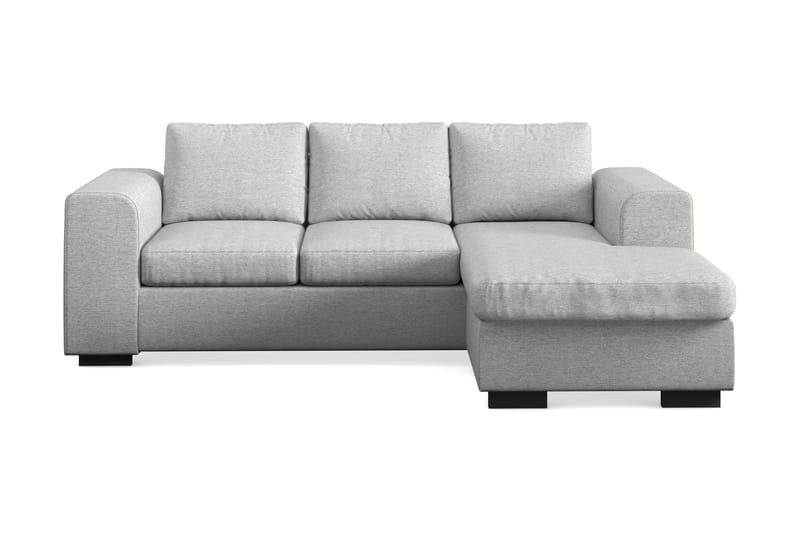 Link 3-sits Vändbar L-formad Divansoffa i Tyg - Ljusgrå - Möbler - Vardagsrum - Soffor - Divansoffa & schäslong