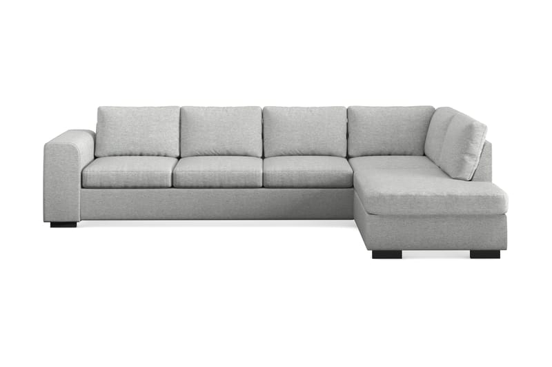 Link 4-sits Högervänd L-formad Large Schäslongsoffa i Tyg - Ljusgrå - Möbler - Vardagsrum - Soffor - Divansoffa & schäslong