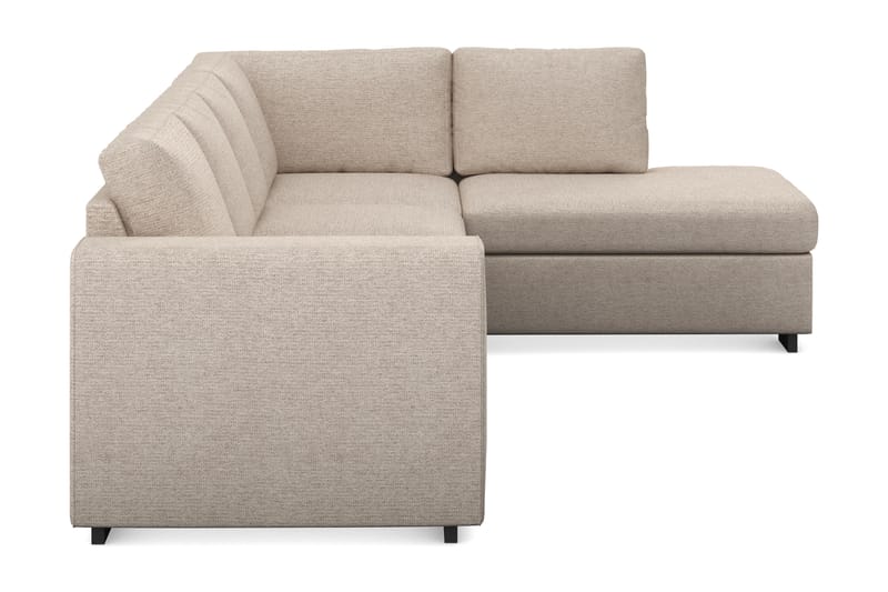 Link 4-sits Högervänd L-formad Schäslongsoffa i Tyg - Beige - Möbler - Vardagsrum - Soffor - Divansoffa & schäslong