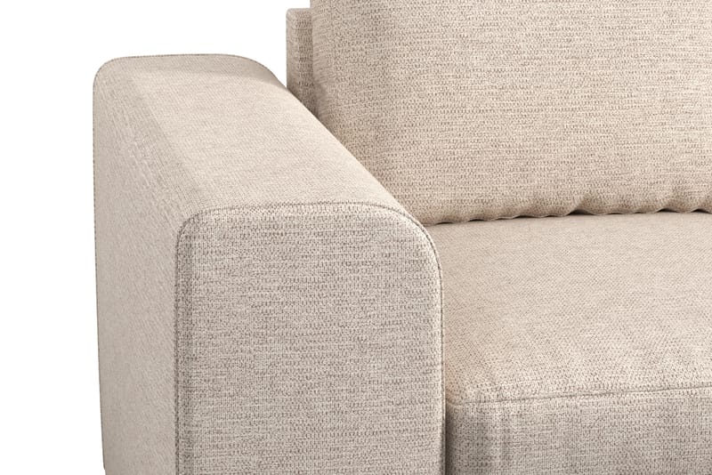 Link 4-sits Högervänd L-formad Schäslongsoffa i Tyg - Beige - Möbler - Vardagsrum - Soffor - Divansoffa & schäslong