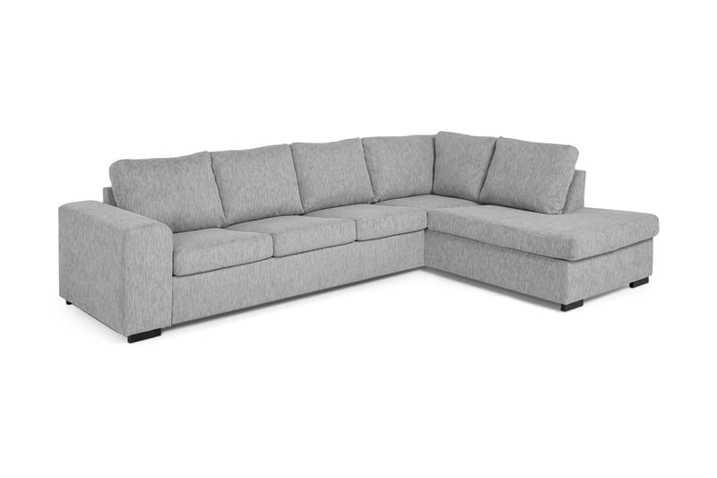 Link 4-sits Högervänd L-formad Schäslongsoffa i Tyg - Ljusgrå - Möbler - Vardagsrum - Soffor - Divansoffa & schäslong