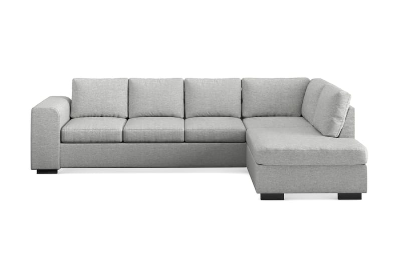 Link 4-sits Högervänd L-formad Schäslongsoffa i Tyg - Ljusgrå - Möbler - Vardagsrum - Soffor - Divansoffa & schäslong