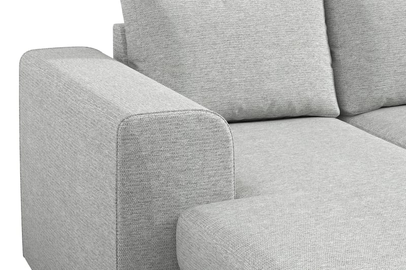 Link 4-sits U-formad Soffa med dubbeldivan i Tyg - Ljusgrå - Möbler - Vardagsrum - Soffor - Divansoffa & schäslong