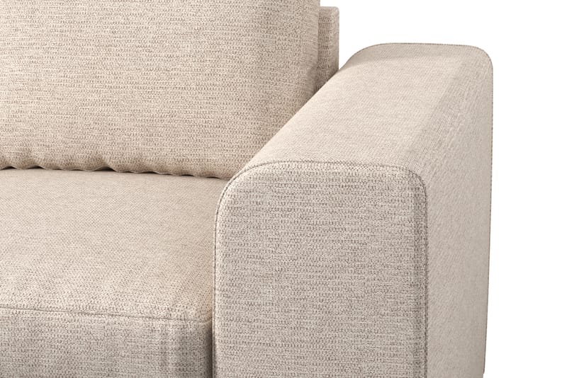 Link 4-sits Vänstervänd L-formad Large Schäslongsoffa i Tyg - Beige - Möbler - Vardagsrum - Soffor - Divansoffa & schäslong