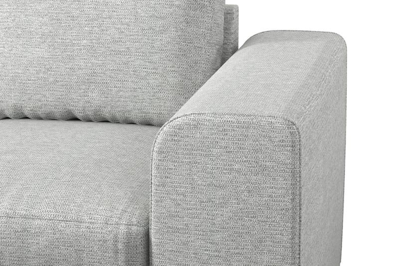 Link 4-sits Vänstervänd L-formad Large Schäslongsoffa i Tyg - Ljusgrå - Möbler - Vardagsrum - Soffor - Divansoffa & schäslong