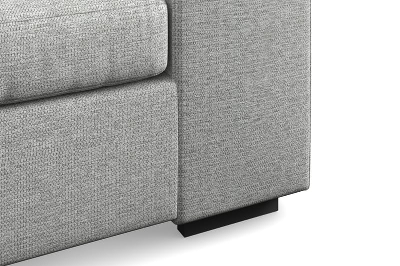 Link 4-sits Vänstervänd L-formad Large Schäslongsoffa i Tyg - Ljusgrå - Möbler - Vardagsrum - Soffor - Divansoffa & schäslong