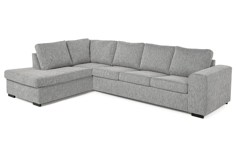 Link 4-sits Vänstervänd L-formad Schäslongsoffa i Tyg - Ljusgrå - Möbler - Vardagsrum - Soffor - Divansoffa & schäslong