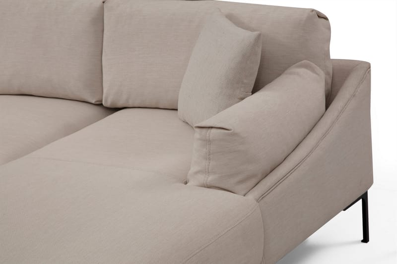 Lintley Soffa m. Divan 4-sits Cream - Divansoffa & schäslong