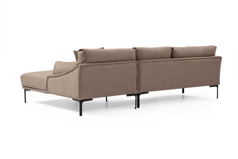 Lintley Soffa m. Divan 4-sits Mocha - Möbler - Vardagsrum - Soffor - Divansoffa & schäslong