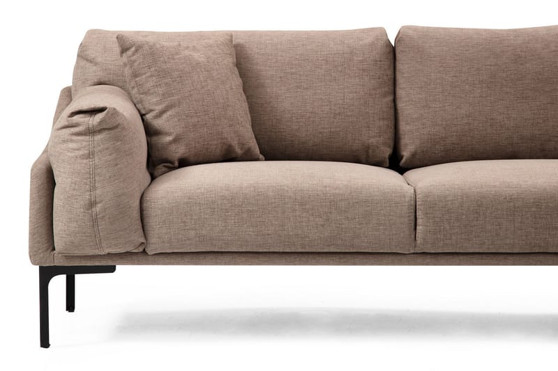 Lintley Soffa m. Divan 4-sits Mocha - Möbler - Vardagsrum - Soffor - Divansoffa & schäslong