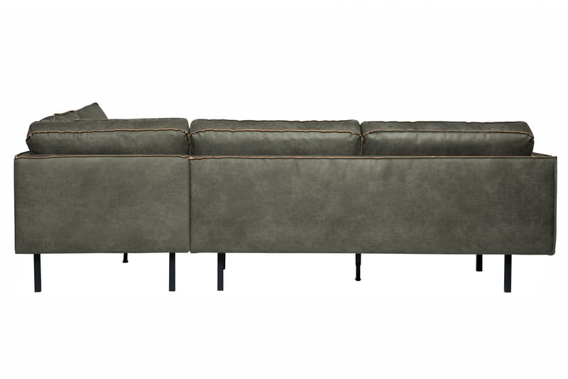 Lissbon 4-sits Höger L-formad Hörnsoffa 266 cm i Läder - Grön - Möbler - Vardagsrum - Soffor - Divansoffa & schäslong