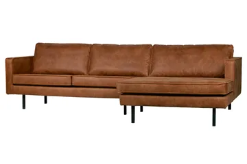 Lissbon Divansoffa Höger - Cognac - Möbler - Vardagsrum - Soffor - Divansoffa & schäslong