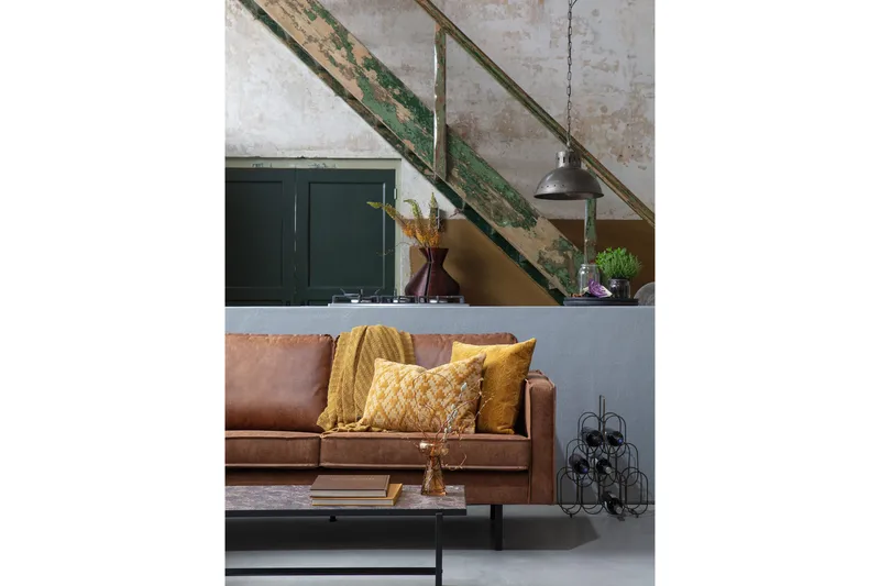 Lissbon Hörnsoffa - Cognac - Möbler - Vardagsrum - Soffor - Divansoffa & schäslong