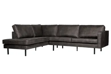 Lissbon Hörnsoffa - Svart - Möbler - Vardagsrum - Soffor - Divansoffa & schäslong