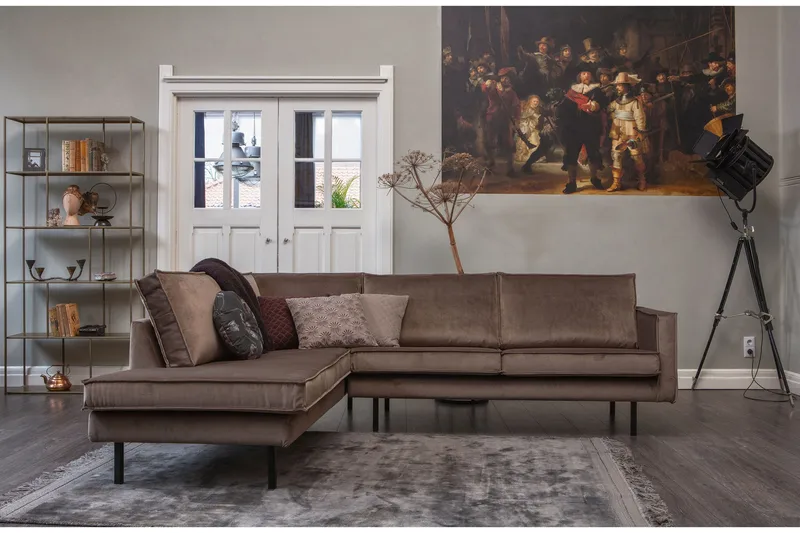 Lissbon Hörnsoffa - Taupe - Möbler - Vardagsrum - Soffor - Divansoffa & schäslong