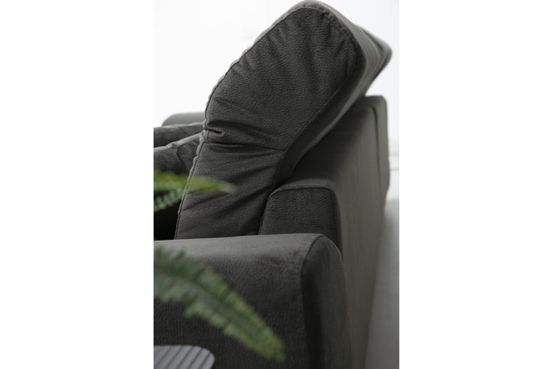 Longa Hörnsoffa med Divan Vänster - Svart - Möbler - Vardagsrum - Soffor - Divansoffa & schäslong