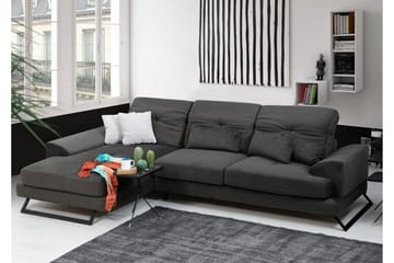 Longa Hörnsoffa med Divan Vänster - Svart - Möbler - Vardagsrum - Soffor - Divansoffa & schäslong
