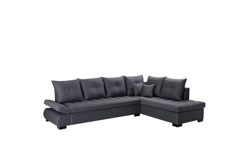 LORD Hörnbäddsoffa 320x223x95 cm - Grå - Möbler - Vardagsrum - Soffor - Divansoffa & schäslong