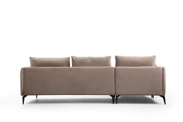 Luces Vänster L-formad Divansoffa med Schäslong 289 cm i Tyg - Beige - Möbler - Vardagsrum - Soffor - Divansoffa & schäslong