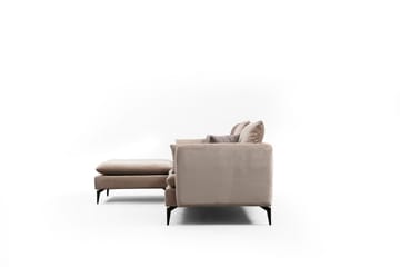 Luces Vänster L-formad Divansoffa med Schäslong 289 cm i Tyg - Beige - Möbler - Vardagsrum - Soffor - Divansoffa & schäslong