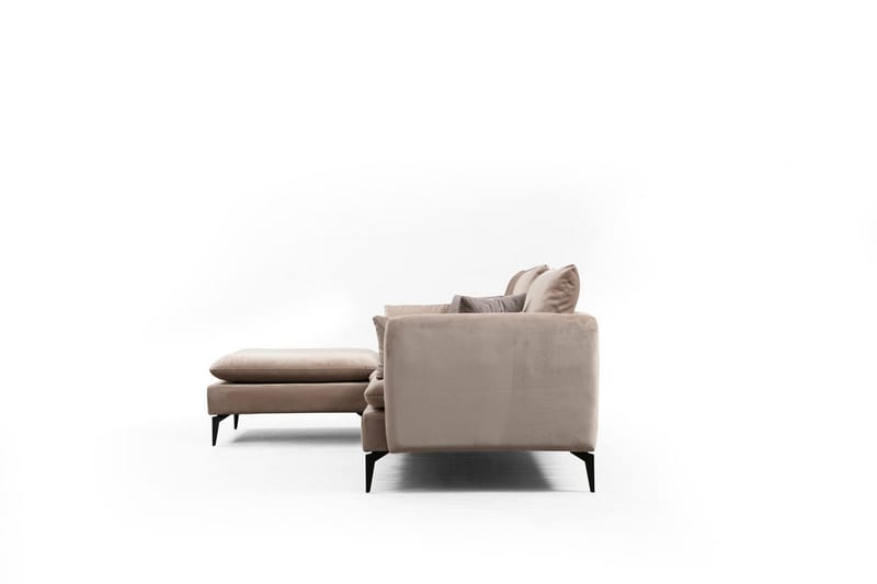 Luces Vänster L-formad Divansoffa med Schäslong 289 cm i Tyg - Beige - Möbler - Vardagsrum - Soffor - Divansoffa & schäslong
