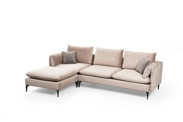 Luces Vänster L-formad Divansoffa med Schäslong 289 cm i Tyg - Beige - Möbler - Vardagsrum - Soffor - Divansoffa & schäslong