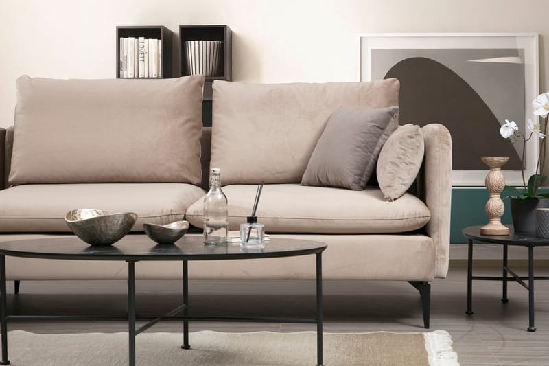 Luces Vänster L-formad Divansoffa med Schäslong 289 cm i Tyg - Beige - Möbler - Vardagsrum - Soffor - Divansoffa & schäslong