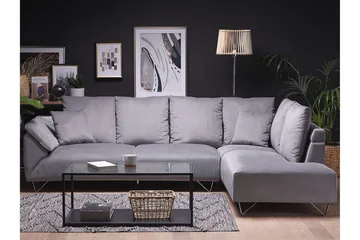 Lunnera 4-sits Hörnsoffa Vänster - Grå - Möbler - Vardagsrum - Soffor - Divansoffa & schäslong