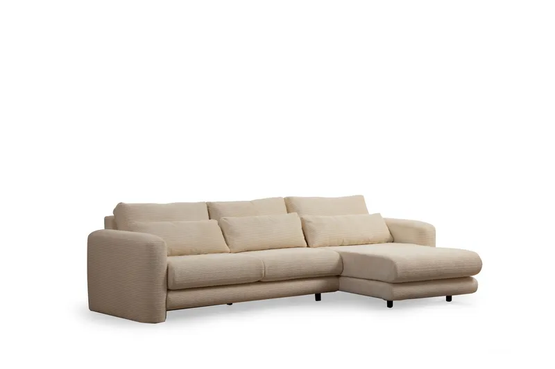 Makhan Soffa m. Divan 3-sits, Beige