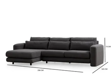 Makhan Soffa m. Divan 3-sits - Grå - Möbler - Vardagsrum - Soffor - Divansoffa & schäslong