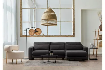 Makhan Soffa m. Divan 3-sits - Grå - Möbler - Vardagsrum - Soffor - Divansoffa & schäslong