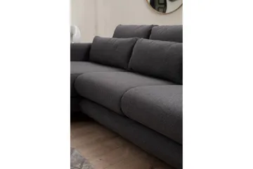 Makhan Soffa m. Divan 3-sits - Grå - Möbler - Vardagsrum - Soffor - Divansoffa & schäslong