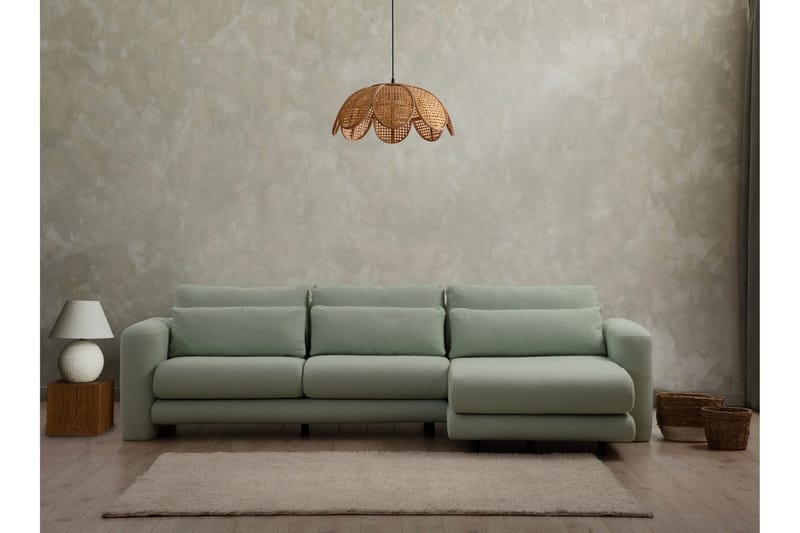 Makhan Soffa m. Divan 3-sits - Grön - Möbler - Vardagsrum - Soffor - Divansoffa & schäslong