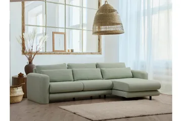 Makhan Soffa m. Divan 3-sits - Grön - Möbler - Vardagsrum - Soffor - Divansoffa & schäslong