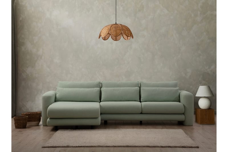 Makhan Soffa m. Divan 3-sits - Grön - Möbler - Vardagsrum - Soffor - Divansoffa & schäslong