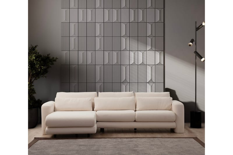 Makhan Soffa m. Divan 3-sits - Ljusbeige - Möbler - Vardagsrum - Soffor - Divansoffa & schäslong