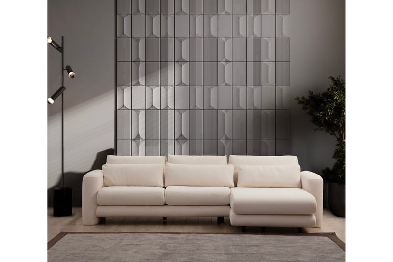 Makhan Soffa m. Divan 3-sits - Ljusbeige - Möbler - Vardagsrum - Soffor - Divansoffa & schäslong