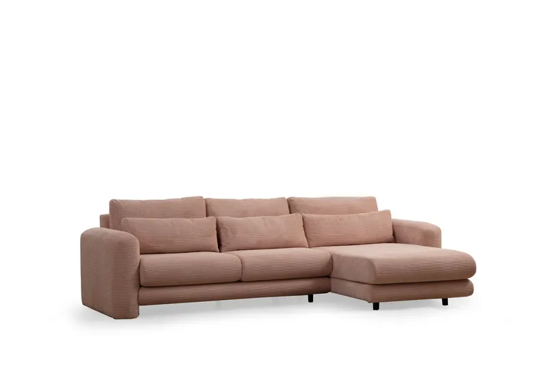 Makhan Soffa m. Divan 3-sits - Rosa - Möbler - Vardagsrum - Soffor - Divansoffa & schäslong