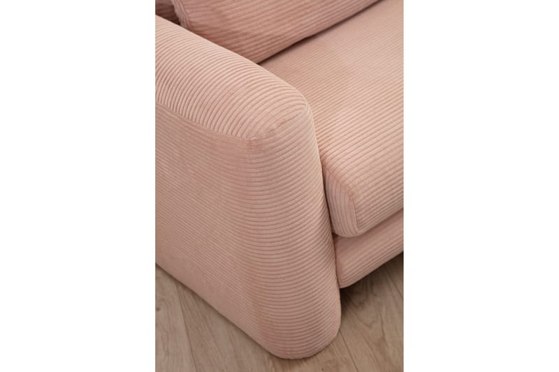 Makhan Soffa m. Divan 3-sits - Rosa - Möbler - Vardagsrum - Soffor - Divansoffa & schäslong