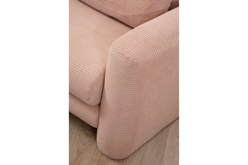 Makhan Soffa m. Divan 3-sits - Rosa - Möbler - Vardagsrum - Soffor - Divansoffa & schäslong