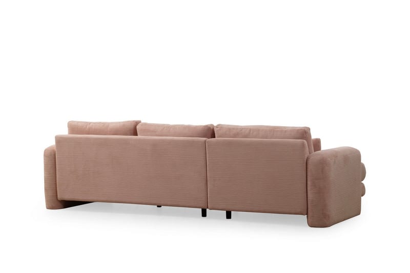 Makhan Soffa m. Divan 3-sits - Rosa - Möbler - Vardagsrum - Soffor - Divansoffa & schäslong