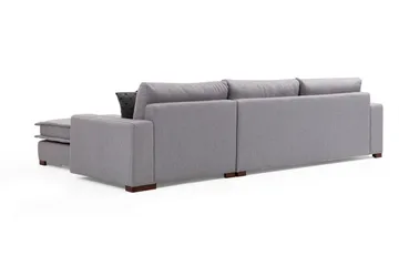 Mamerto Soffa m. Divan 4-sits - Ljusgrå - Möbler - Vardagsrum - Soffor - Divansoffa & schäslong