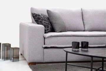 Mamerto Soffa m. Divan 4-sits - Ljusgrå - Möbler - Vardagsrum - Soffor - Hörnsoffor