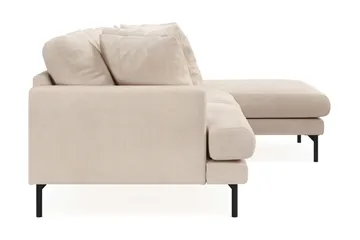 Menard 3-sits Högervänd L-formad Divansoffa i Manchester - Beige - Möbler - Vardagsrum - Soffor - Divansoffa & schäslong