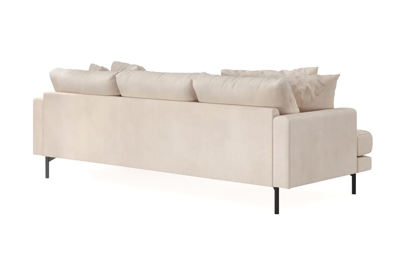 Menard 3-sits Högervänd L-formad Divansoffa i Manchester - Beige - Möbler - Vardagsrum - Soffor - Divansoffa & schäslong